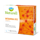 Naturell Witamina B12, 10 µg, tabletki do rozgryzania i żucia, 60 szt.