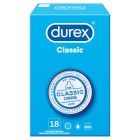 Durex Classic, prezer, nawilzane,18 szt