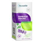 Novativ Sambucus immuno, syrop,na odpornosc, 120 ml