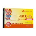 Olimp Gold-vit C+D3 Junior Odporność, tabletki do ssania, smak cytrynowy, 30 szt.