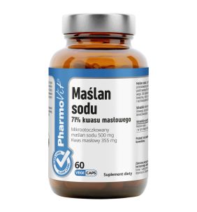 Pharmovit, Maślan sodu 71% kwasu masłowego, kapsułki, 60 szt.