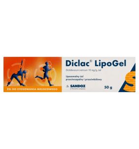 Diclac Lipogel, 10 mg/g, żel, 50 g