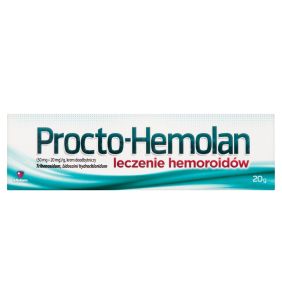 Procto-Hemolan, (50 mg+20 mg)/g, krem doodbytniczy, 20 g