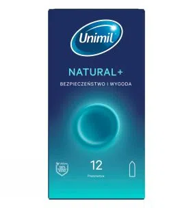Unimil Natural, prezerwatywy lateksowe, 12 szt.