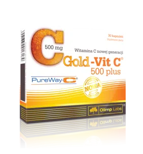 Olimp Gold-Vit C 500 plus Pure Way C, kapsułki, 30 szt.