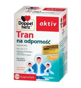 Doppelherz aktiv Tran na odporność, kapsułki, 120 szt.