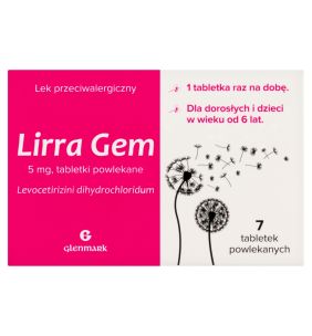 Lirra Gem, 5 mg, tabletki powlekane, 7 szt.