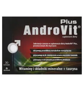 Androvit Plus, kapsułki żelatynowe miękkie, 30 szt.