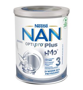Nestle Nan Optipro Plus 3 HMO, produkt na bazie mleka dla małych dzieci, 800 g