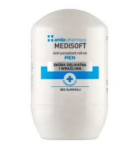 Anida Medi Soft Men, antyperspirant roll-on, do skóry delikatnej i wrażliwej, 50 ml