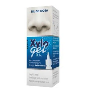 Xylogel, 0,1%, żel do nosa w butelce z dozownikiem, 10 g