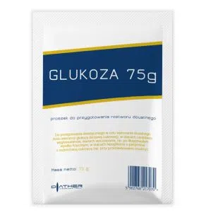 Glukoza, proszek do przygotowania roztworu doustnego, 75 g