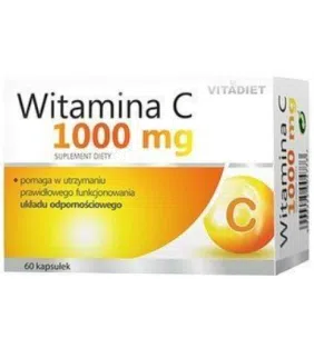 Witamina C 1000 mg, kaps.twarde, 60 szt