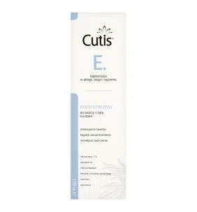 Cutis E Krem konopny 17% + CBD kannabidiol do skóry z objawami egzemy
