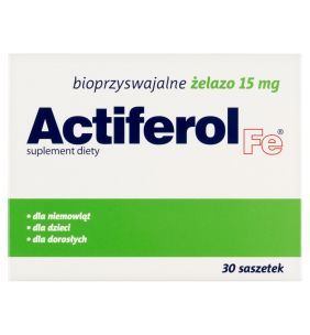 Actiferol Fe, 15 mg, proszek do rozpuszczania, saszetki, 30 szt.