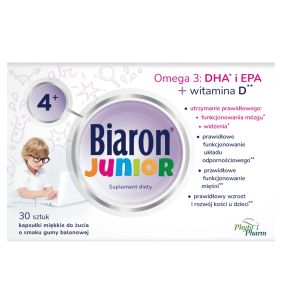 Bioaron Junior, kapsułki miękkie do żucia, 30 szt.