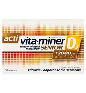 Acti Vita-miner Senior D3, tabletki, 60 szt.