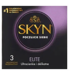 Skyn Elite, nielateksowe prezerwatywy, 3 szt.