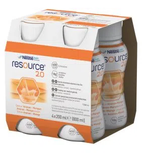 Resource 2.0, płyn o smaku ananas-mango, 4 x 200 ml