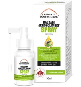 Produkty Bonifraterskie, Balsam Jerozolimski, spray, 30 ml