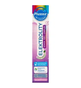 Plusssz Elektrolity Senior 100% Complex, tabletki musujące, 24 szt.