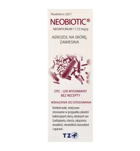 Neobiotic, 11,72 mg/g, aerozol na skórę, 16 g