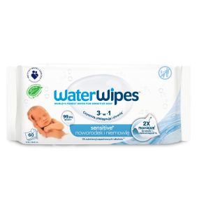 WaterWipes™ BIO chusteczki nawilżane dla noworodków i niemowląt 60 sztuk