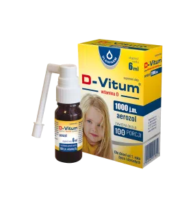D-Vitum forte 1000 j.m., aerozol, 6 ml