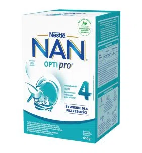 Mleko Nan Optipro 4, mleko modyfikowane po 2. roku życia, proszek, 650 g, (2 x 325 g)