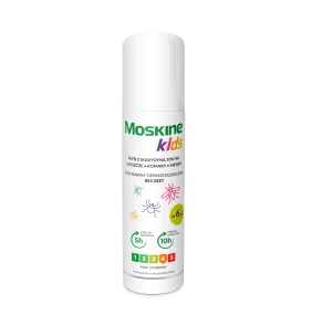 Moskine Kids płyn na komary, kleszcze, meszek, z Ikarydyna 10%, 80ml