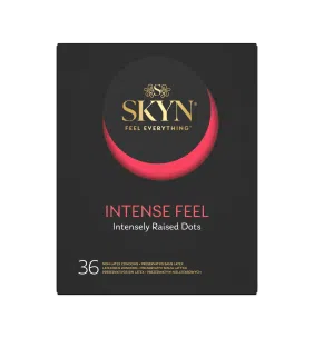 Skyn Intense Feel, nielateksowe prezerwatywy z wypustkami, 36 szt.