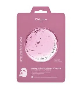 L'Biotica PGA Hydro Fusion+Kolagen, maska do twarzy hydrożelowa,1 szt.