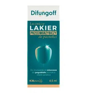Difungoff, lakier, leczn.,przeciwgrzybiczy,do paznokci,4,5ml
