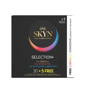 SKYN Selection+, zestaw prezerwatyw, 35 szt.