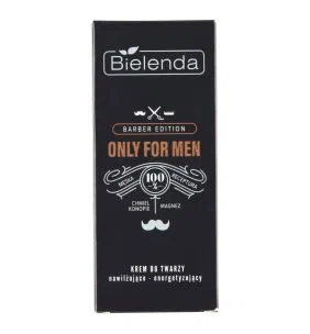 Bielenda Only for Men Barber Edition, Krem do twarzy nawilżająco-energetyzujący, 50 ml