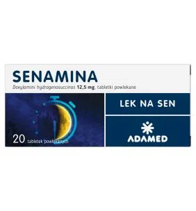 Senamina, 12,5 mg, tabletki powlekane, 20 szt