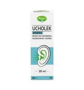 Ucholek Higiena, spray, do usuwania woskowiny usznej, 30 ml