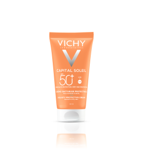 Vichy Capital Soleil, krem aksamitny do twarzy SPF 50+, 50 ml