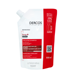 Vichy Dercos Energy+, szampon wzmacniający, refill, 500 ml
