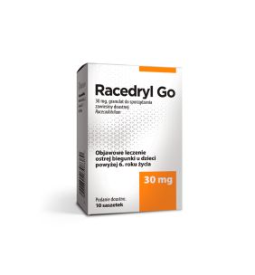 Racedryl Go, 30 mg, gran.d/sp.zaw.doustn., 10 sasz.