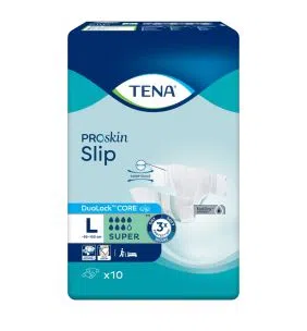 Tena Slip ProSkin, piel-m, super, L, 10 szt,(711213)