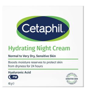 Cetaphil Hydrating Night Cream, krem nawilżający do twarzy na noc, 48 g