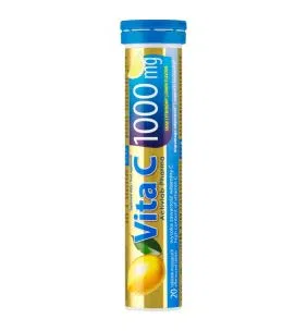 Vita C 1000 mg, Activlab Pharma, tabletki musujące, smak cytrynowy, 20 szt.