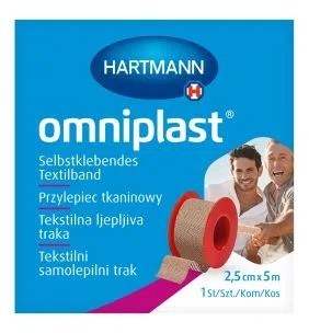 Omniplast, przylepiec, 5 m x 2,5 cm, 1 szt.