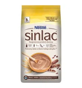 Nestle Sinlac, bezglutenowy produkt zbożowy, po 6 m., 500 g