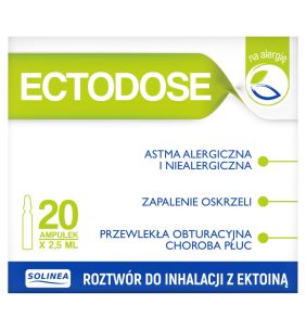 Ectodose, roztw. do inhalacji z ektoina, 2,5 ml, 20 amp.