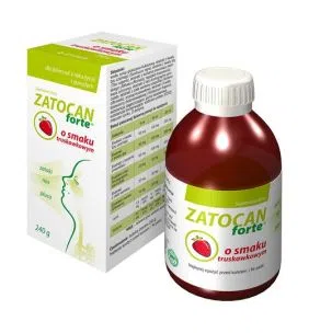 Zatocan Forte, płyn, o smaku truskawkowym, 240 g