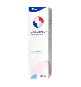 Oktaseptal, (0,10 g+2,00 g)/100 g, aerozol na skórę, 250 ml