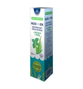 Nosonek, hipertoniczny roztwór wody morskiej do nosa z aloesem i miętą, spray, 120 ml