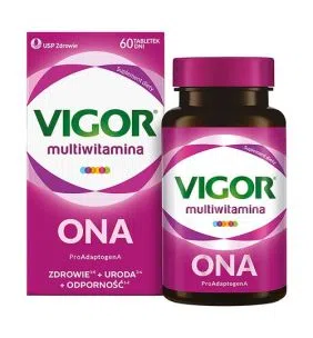 Vigor multiwitamina ONA zestaw witamin i minerałów z ashwagandhą, tabletki, 60 szt.